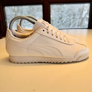 Puma Roma‎ White Shoes Kids Grade School Sneaker White-size 6C 354259-14